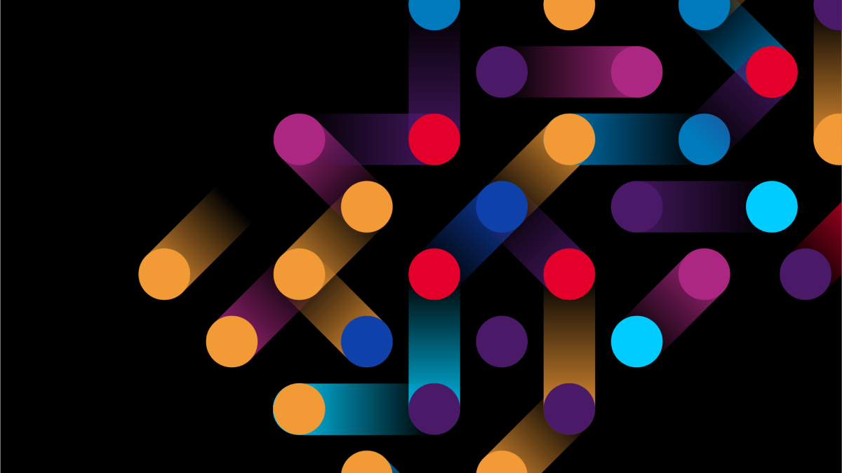 Multi color dots
